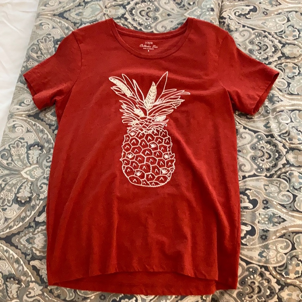 J crew pineapple tee